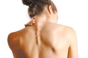 irora ọrun pẹlu osteochondrosis